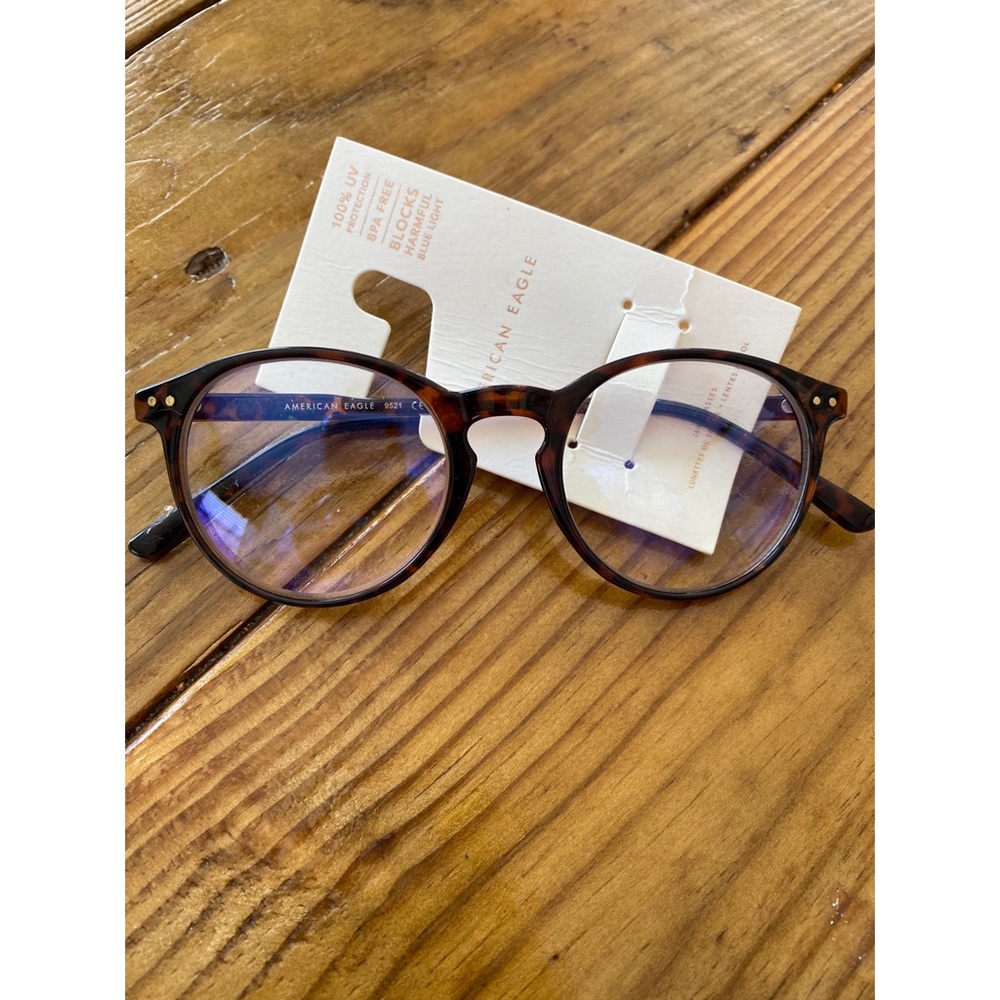 American Eagle blue light blocking glasses
